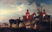 John Ferneley John,Henry and Francis Grant at Melton oil painting on canvas